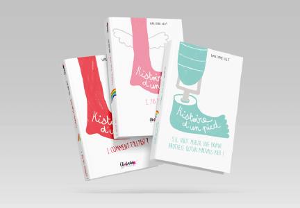 Illustration des 3 tomes d'Histoire d'un pied